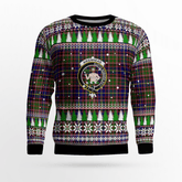 Clan Aikenhead Crest Tartan Christmas Ugly Sweater SN62 Aikenhead Crest Tartan Tartan Ugly Sweater
